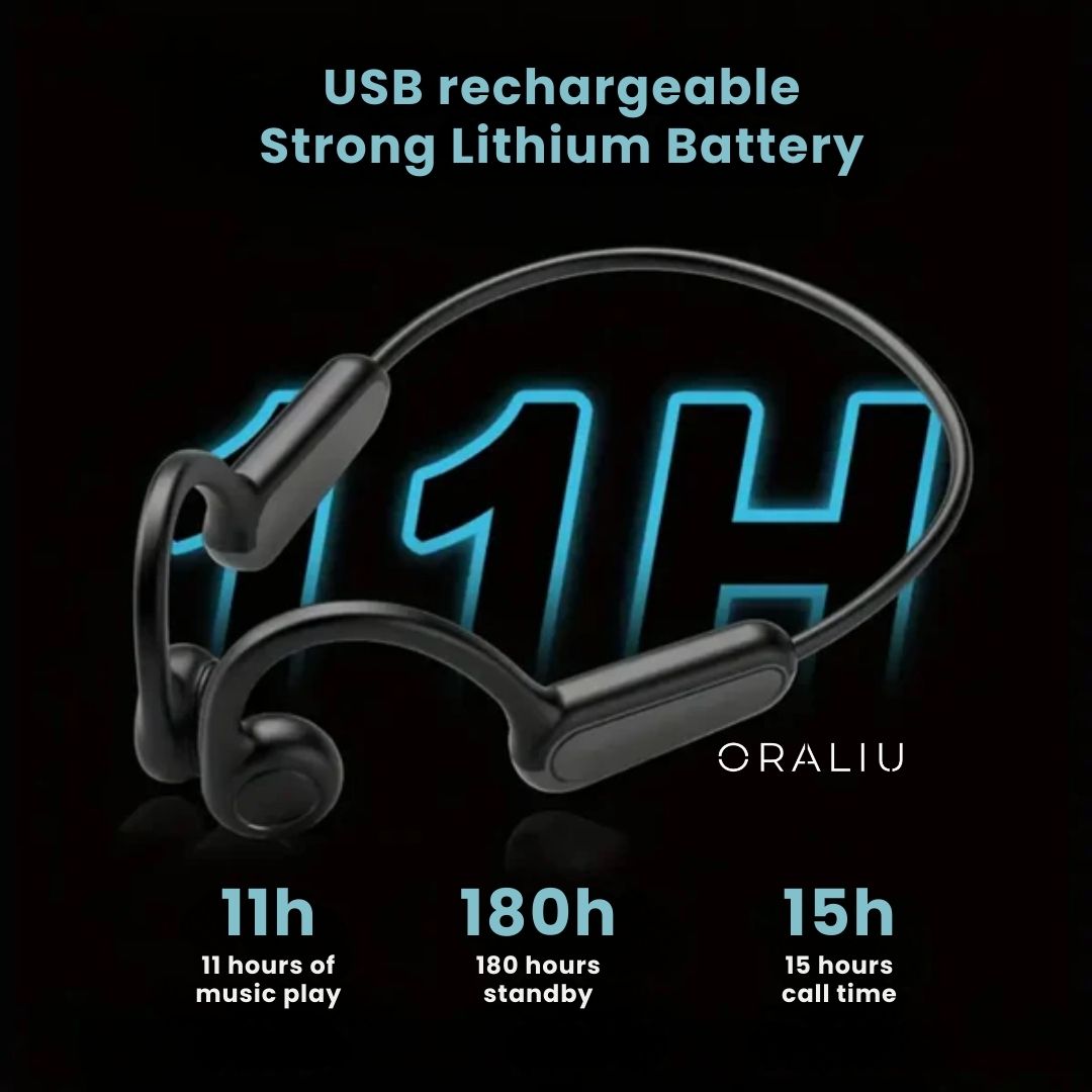 Mosrugs | Bone Conduction Headphones – Safe & Wireless for Running & Cycling
