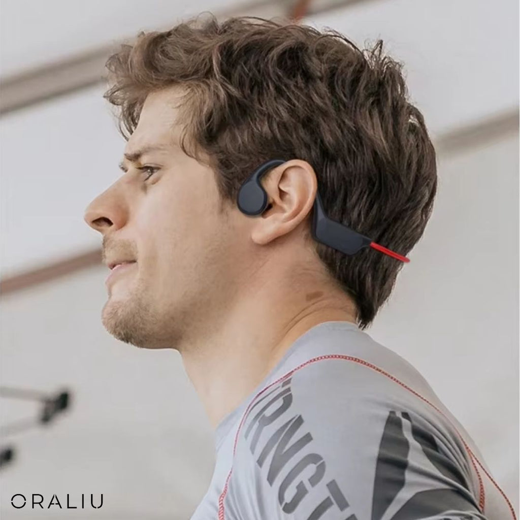 Mosrugs | Bone Conduction Headphones – Safe & Wireless for Running & Cycling