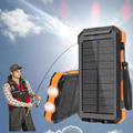 Mosrugs | Fishing Power Bank 50000 mah Waterproof Solar Charger | Fishing Battery Pack with USB-C Fast Charging & LED Light