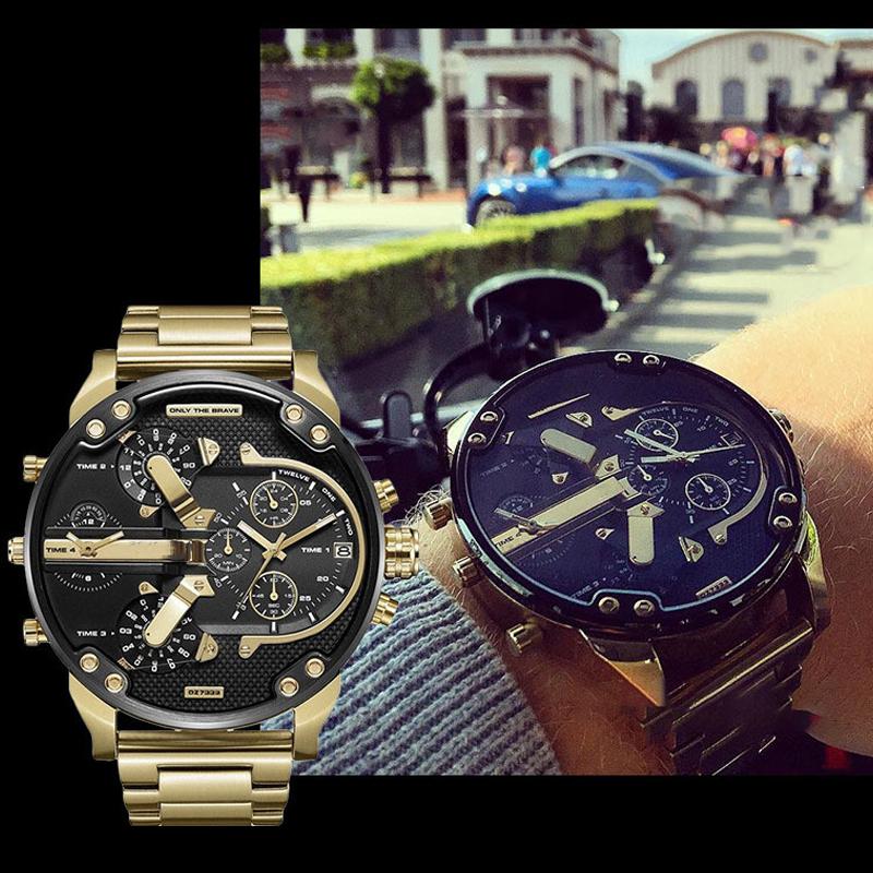 Mosrugs | Stainless Steel Chronograph Quartz Watch – Elegant Men’s Luxury Timepiece