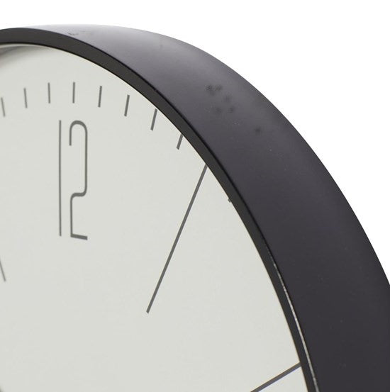 Mosrugs | BlackGlo - Timeless Black Glass Clock