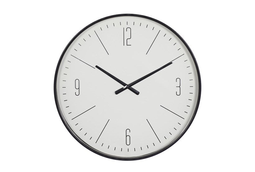 Mosrugs | BlackGlo - Timeless Black Glass Clock
