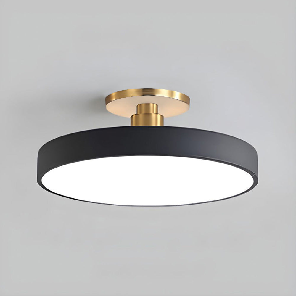 Mosrugs | Modern LED Semi Flush Mount Ceiling Light | Energy-Saving. Durable Design for Hallway. Dining Room & Living Room