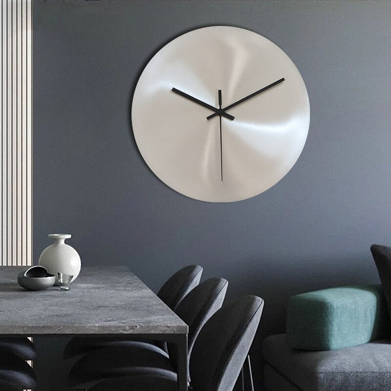 Mosrugs | SteelTime - Sleek Stainless Steel Wall Clock