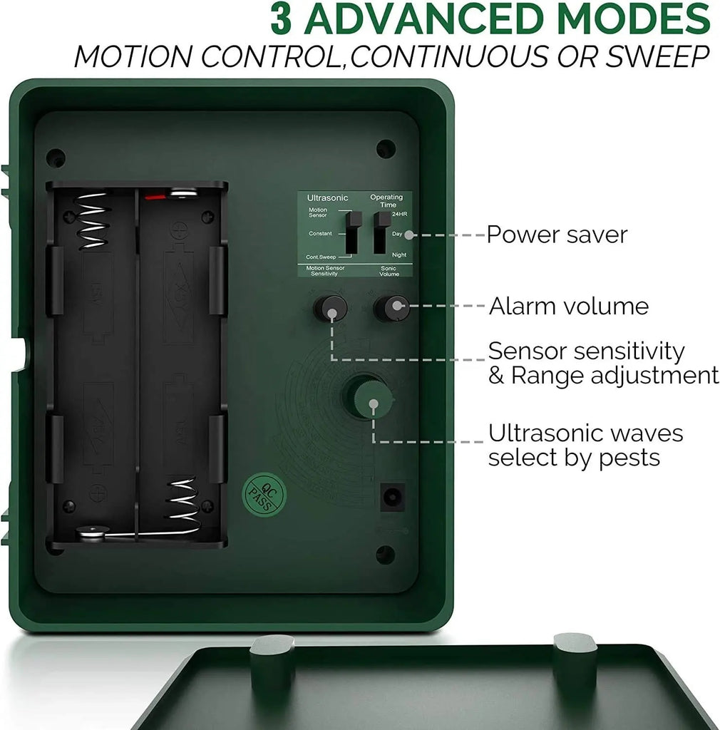 Mosrugs | Ultrasonic Woodpecker Repeller – Effective & Humane Bird Deterrent for Gardens & Homes