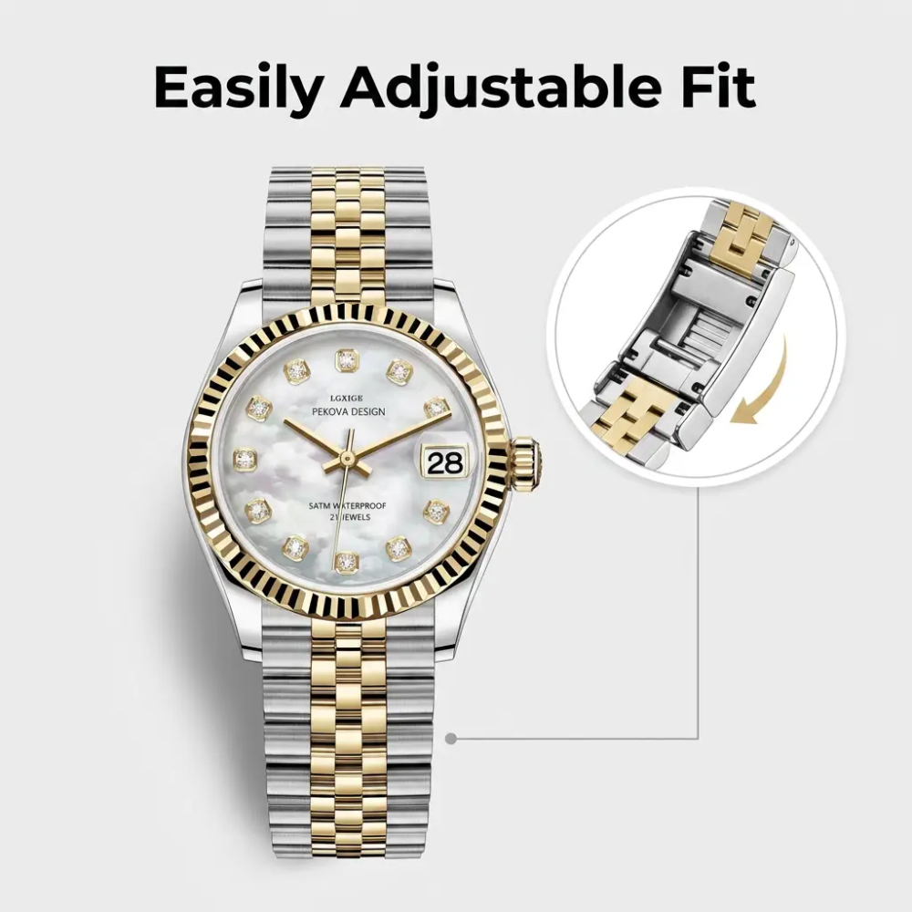 Mosrugs | Stainless Steel Wristwatch | Classic Design
