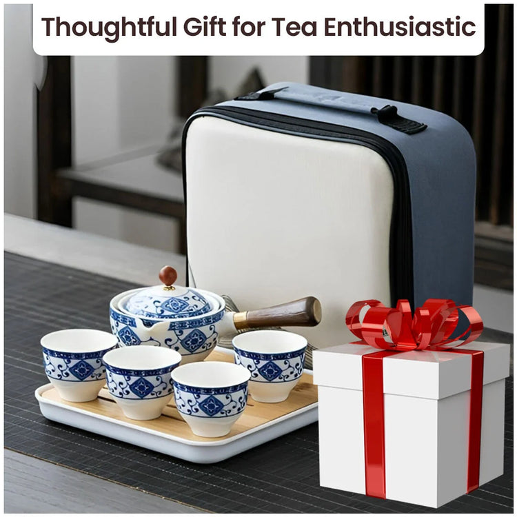 Mosrugs | Porcelain Gongfu Tea Set – Timeless Elegance, Perfect Tea Experience