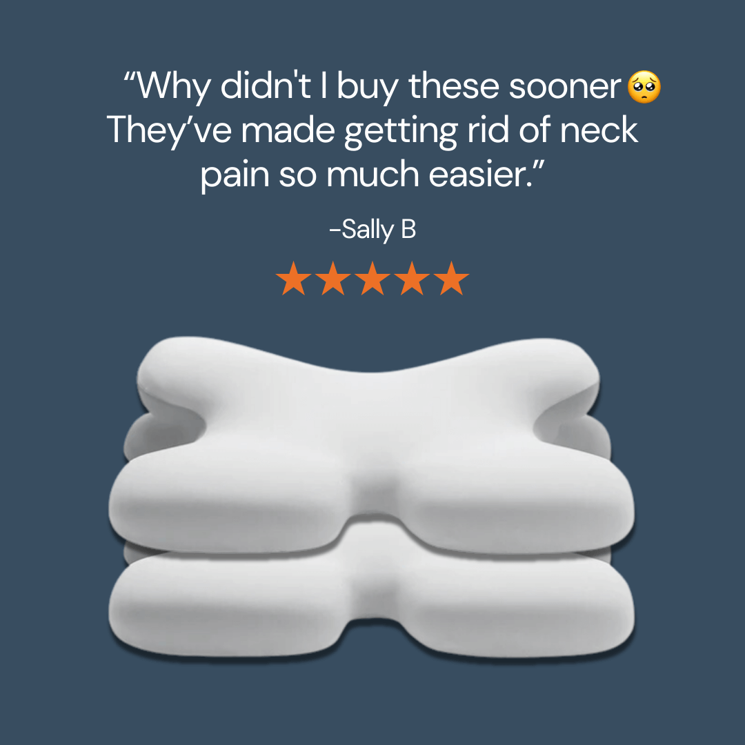 Mosrugs | Ergonomic Cervical Pillow | Memory Foam, Neck Support & Ideal for Restful Sleep