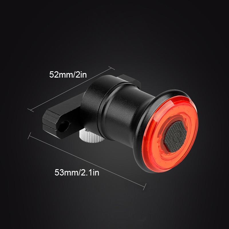 Mosrugs | Smart Bike Tail Light – Ultra-Intelligent Brake Light with USB Rechargeable Battery & Waterproof Design