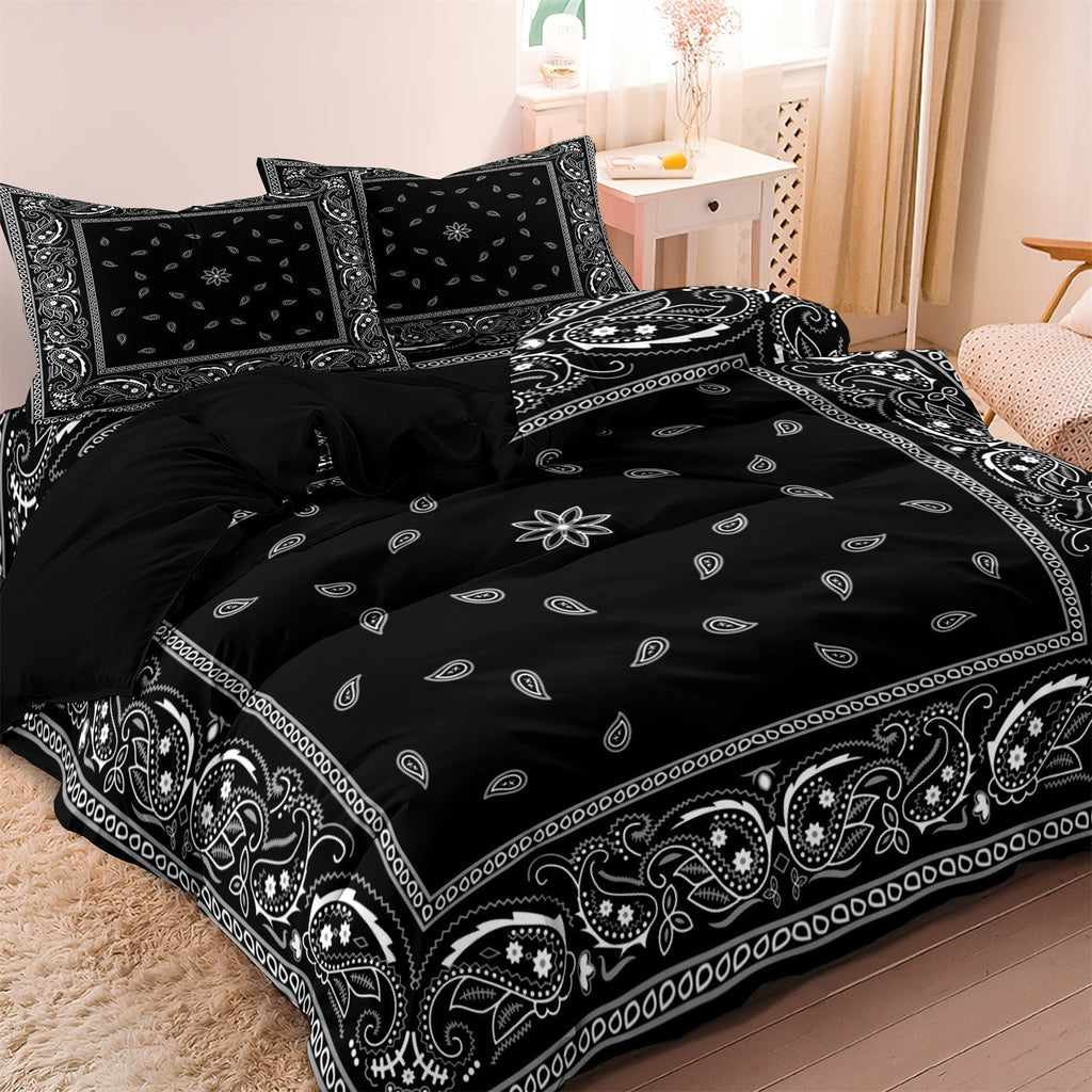 Mosrugs | PaisleyAura - Floral Mandala Bedding Set