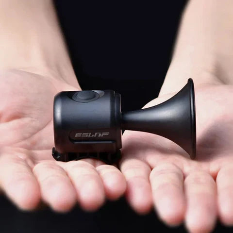 Mosrugs | Powerful 120 dB Bike Horn | Waterproof, Shock-Resistant & Easy Tool-Free Installation for Safe Riding in Any Weather