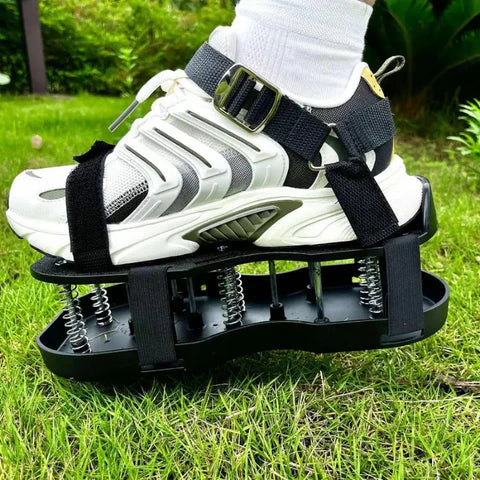Mosrugs | Lawn Aerator Shoes | Adjustable Straps for Healthier Roots & Thicker Grass without Heavy Tools