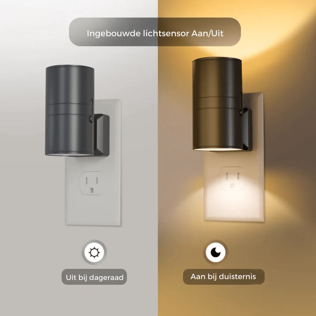 Mosrugs | Alova LED Plug-In Wall Light – Dimmable Sensor Lamp for Hallways, Stairs & Bedrooms