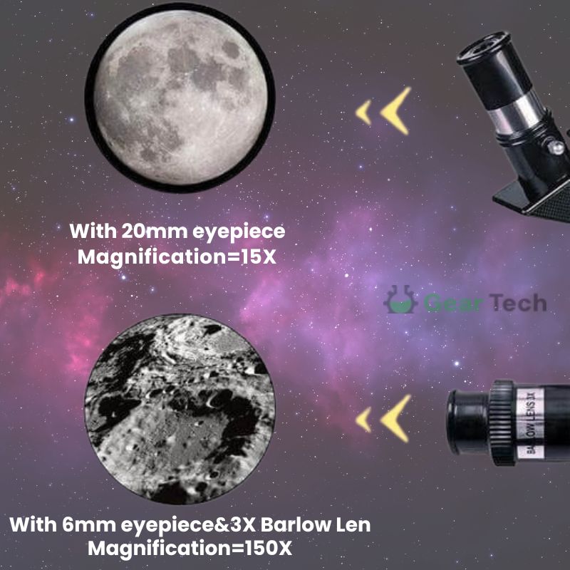 Mosrugs | Professional Astronomical Telescope | 70mm Aperture, 300mm Focal Length & Easy Setup for Stargazing and Nature Exploration