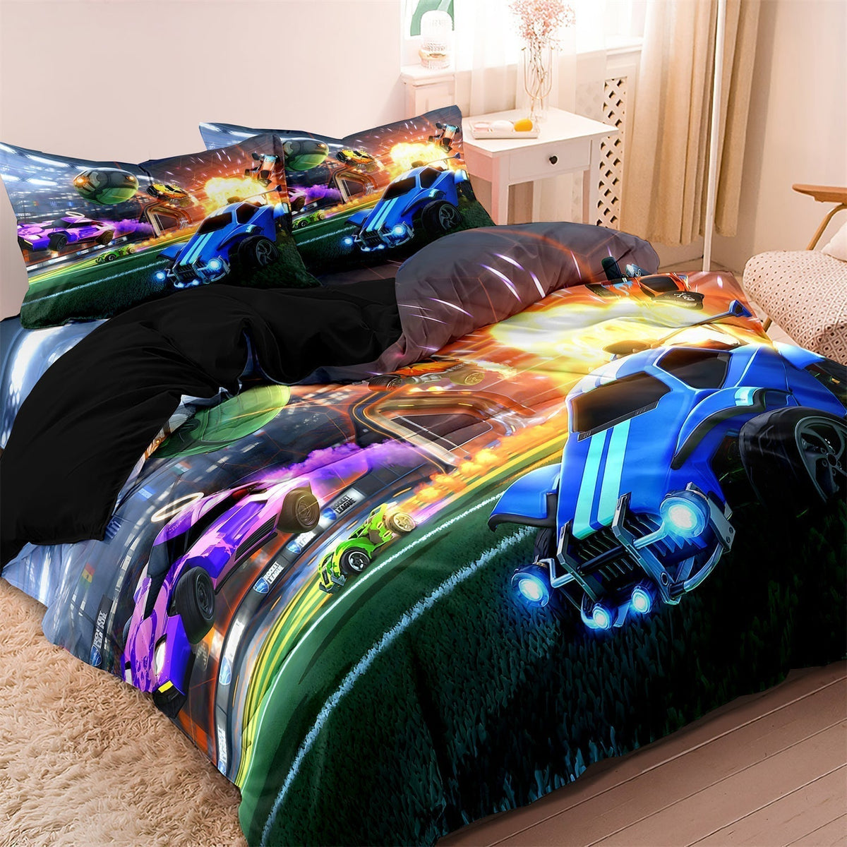 Mosrugs | RaceRider - Turbo Stunt Car Bedding Collection