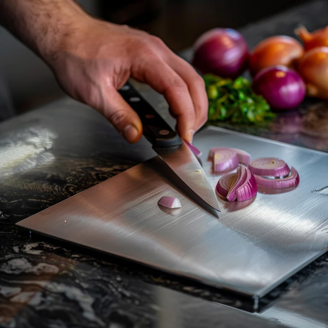 Mosrugs | Premium Stainless Steel Cutting Board - Stain and Scratch Resistant