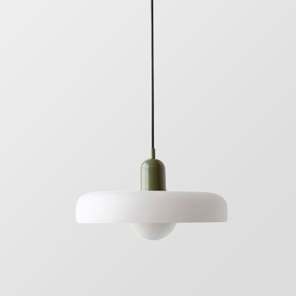 Mosrugs | Coloured Glass Pendant Light – Elegant Bauhaus-Style Hanging Lamp for Living Room & Dining Area