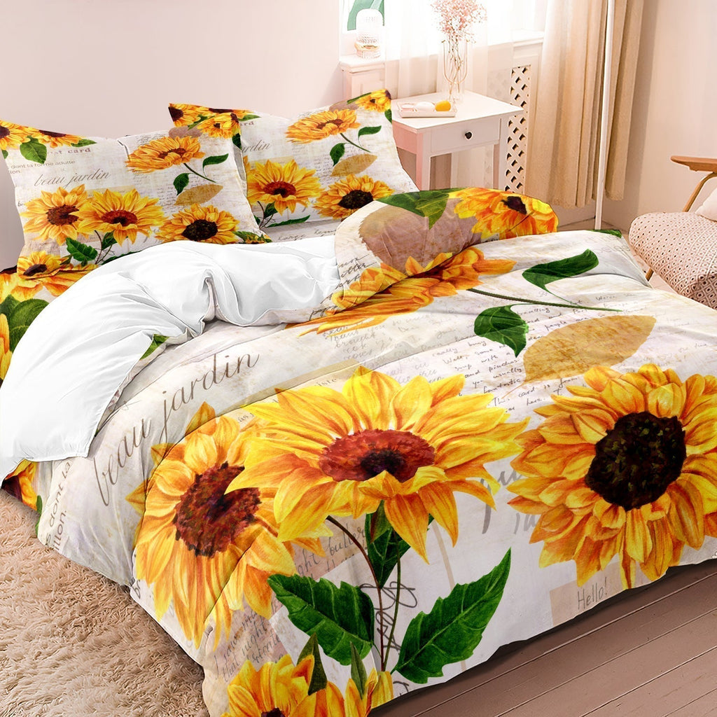 Mosrugs | SunnyBeau - Sunflower Comforter Set