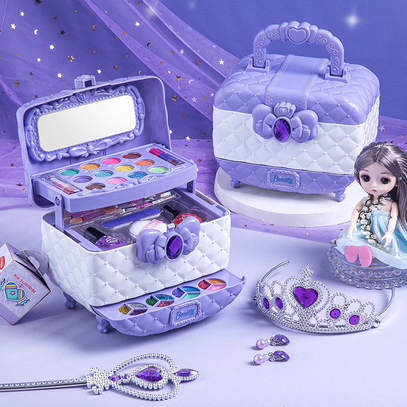 Mosrugs | Princess Glamour – Kids Makeup Play Set | Safe & Fun Pretend Play Kit