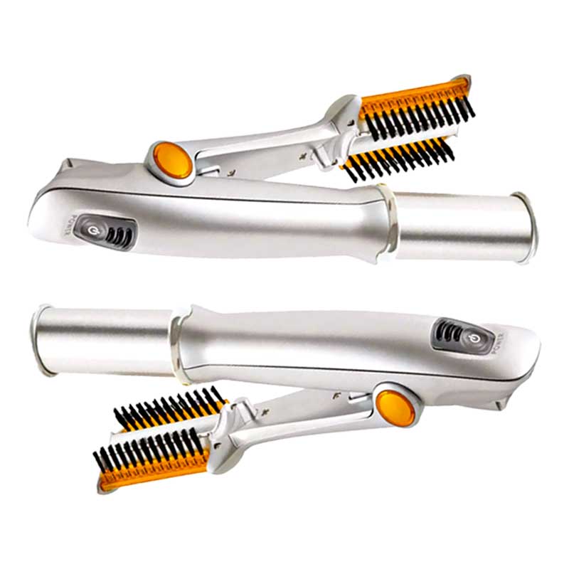 Mosrugs | Professional 2 in 1 Rotating Iron Hair Brush