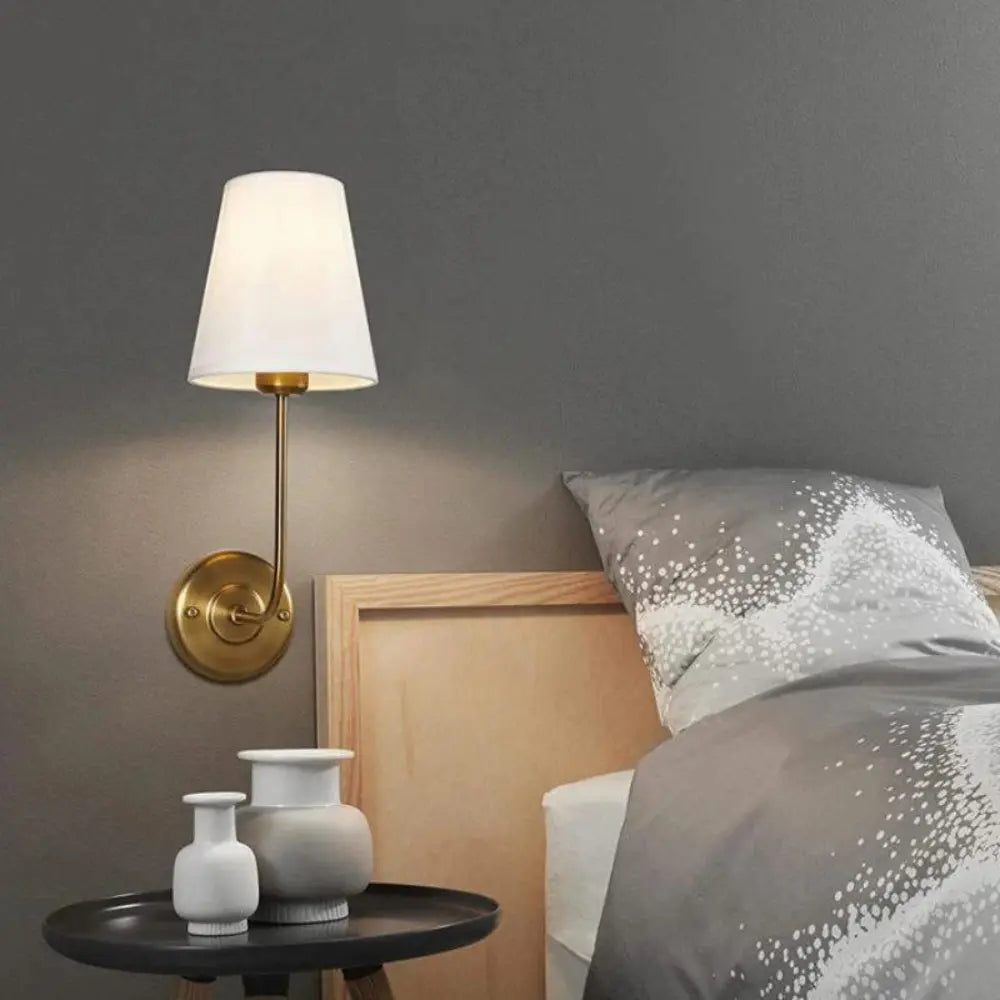 Mosrugs | LoomGlow – Modern Wall Lamp Featuring Woven Metal and Soft Fabric
