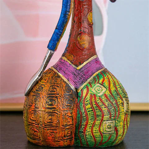 Mosrugs | Modern Abstract Woman Sculptures – Handcrafted Colourful Resin Art for Home Decor