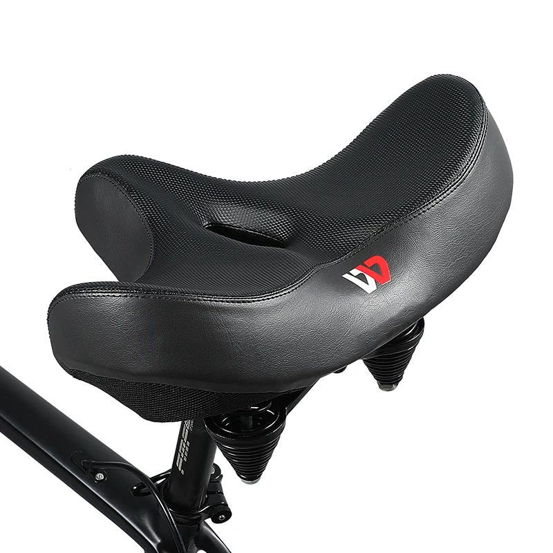 Mosrugs | RideEase - Extra Wide & Breathable Comfortable Bike Saddle, Ergonomic Bicycle Seat