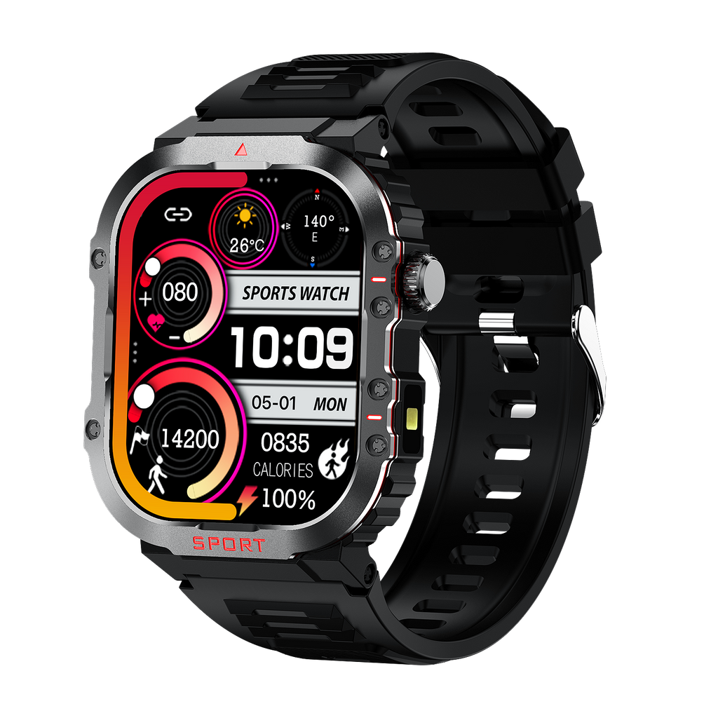 Mosrugs | Sugar PRO 5 | Smart Glucose Monitoring Watch – Track Blood Sugar, Heart Rate & Fitness