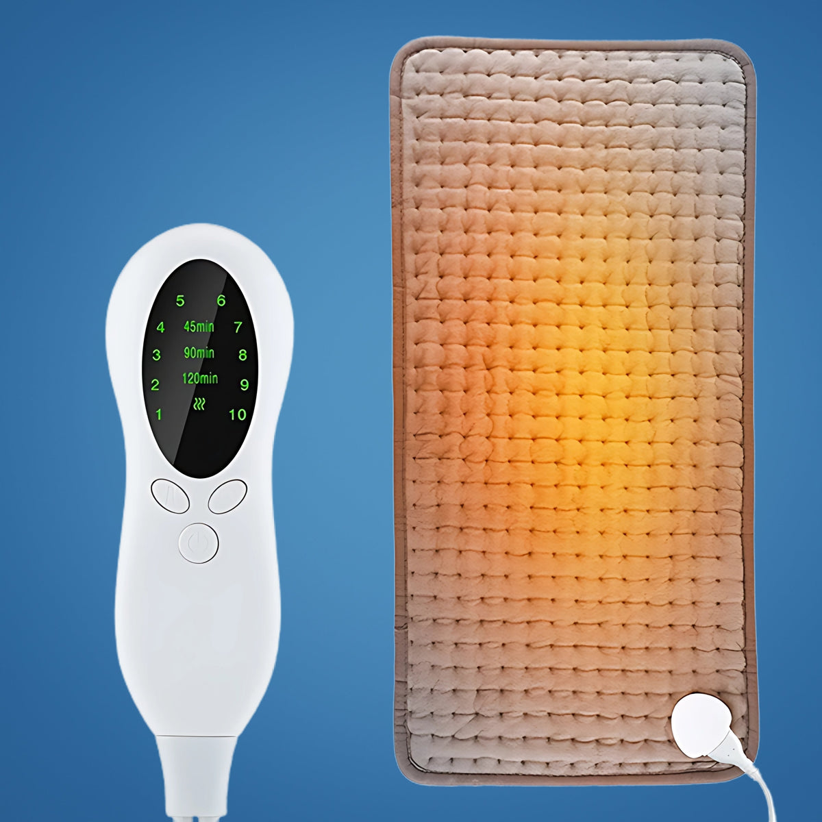 Mosrugs | Portable Heated Pads Pad for Back Pain, Muscle and Joint Pain Relief – Adjustable Heat for Cramps and Stress