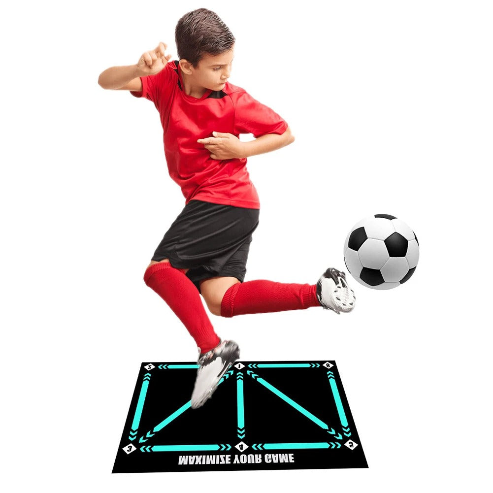 Mosrugs | Soccer Training Mat – Anti-Slip, Noise-Reducing Training Tool