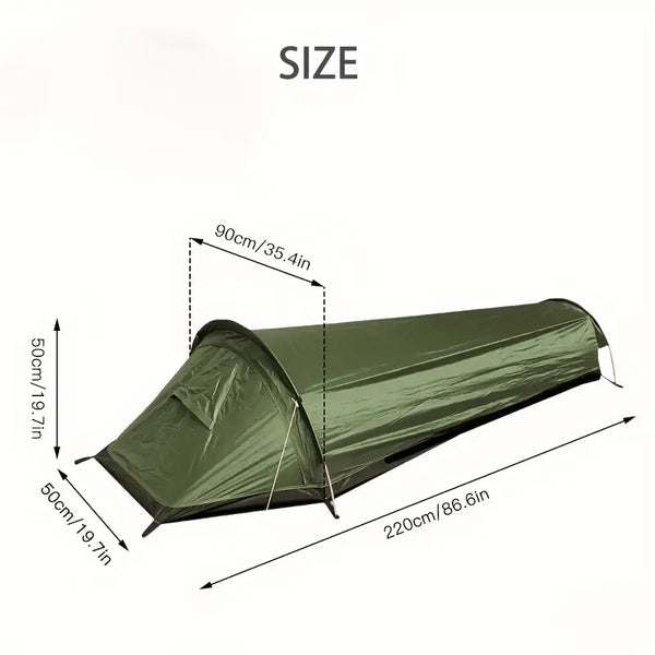 Mosrugs | 1-Person Lightweight Waterproof Camping Tent – Compact & Easy Setup