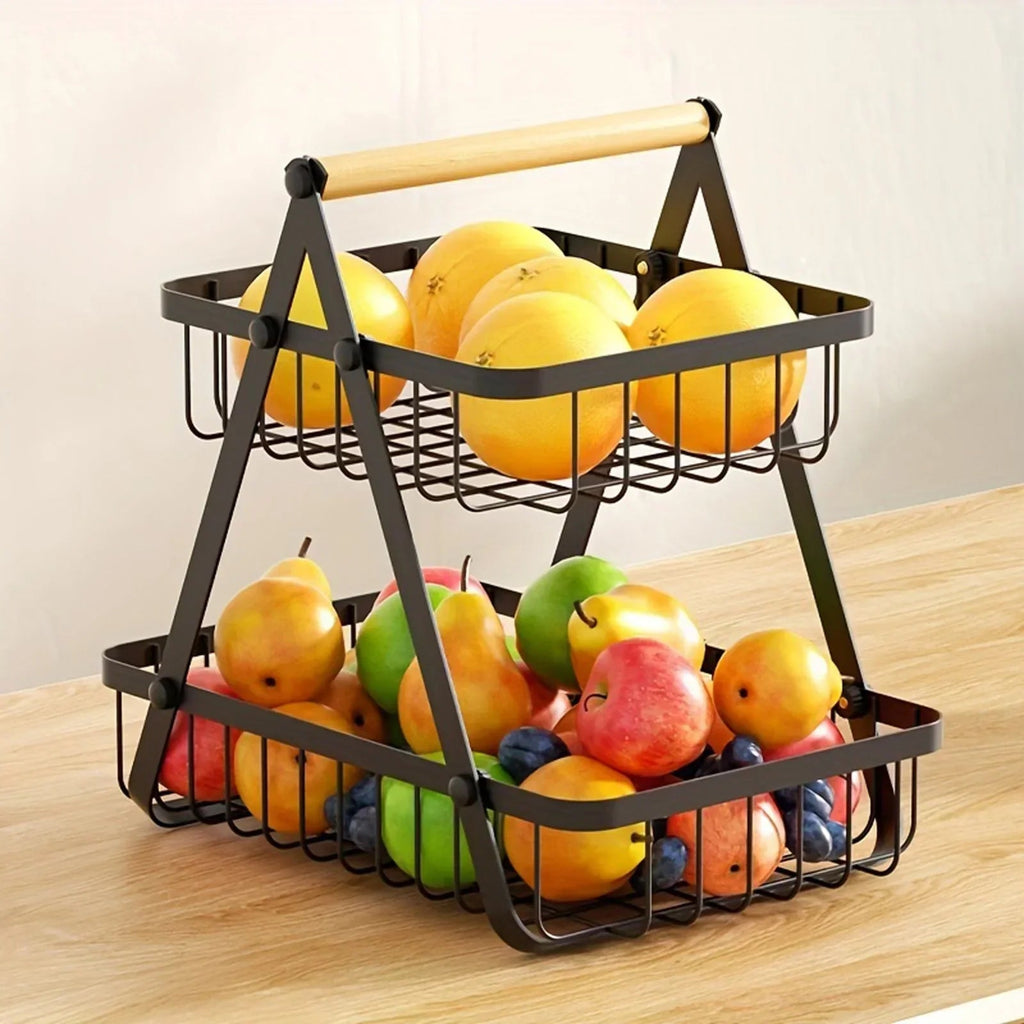 Mosrugs | CascadeCharm - Modern Tiered Basket