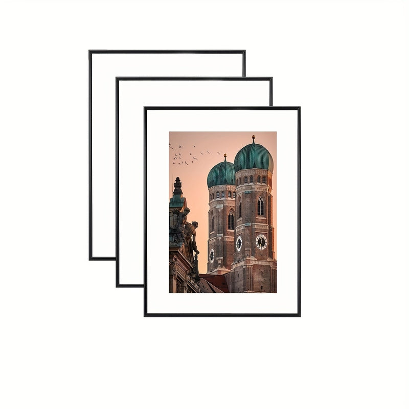 Mosrugs | FrameCraft - 3-Piece Black Photo Frame Set