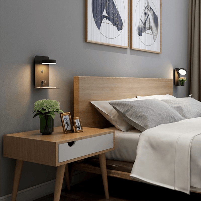 Mosrugs | BrightSpot Night Lamp with Charger – 330° Rotating LED Desk Light with USB-C Charging Dock