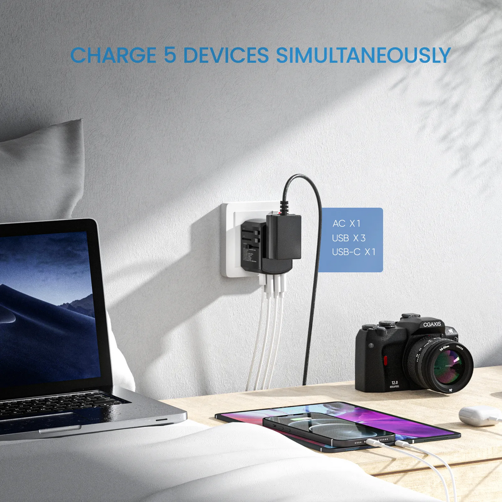 Mosrugs | Ultimate Travel Power Hub: All-in-One Universal Adapter