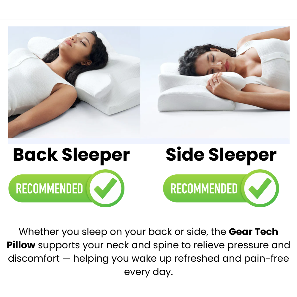 Mosrugs | Memory Foam Pillow for Ultimate Comfort – Sleeping Pillow with Ergonomic Butterfly Design for Deep Rest & All-Night Support