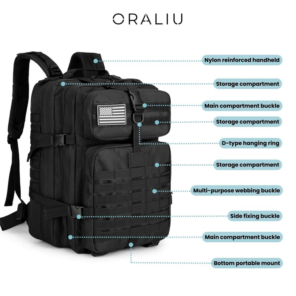 Mosrugs | Emergency Tactical Backpack – Waterproof, Essential for Survival