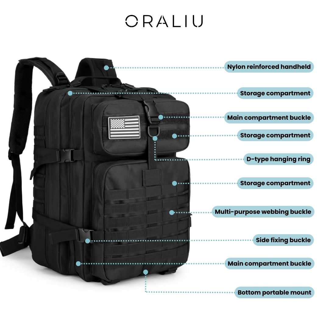 Mosrugs | Emergency Tactical Backpack – Waterproof, Essential for Survival