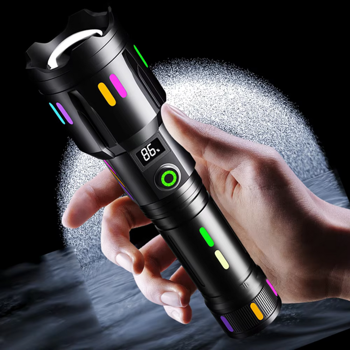 Mosrugs | Military-Grade LED Flashlight – Rechargeable – 9000 Lumens
