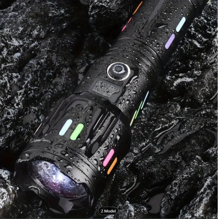 Mosrugs | Military-Grade LED Flashlight – Rechargeable – 9000 Lumens