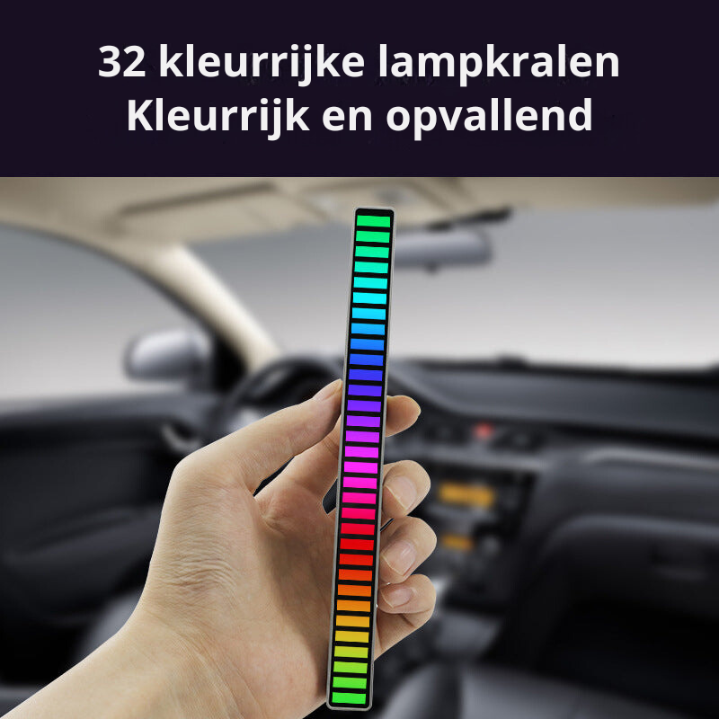 Mosrugs | Smart Sound-Activated RGB Light Bar | Music Sync LED Ambient Lighting