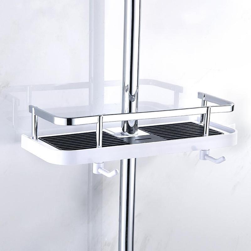 Mosrugs | BathBuddy | No-Drill Shower Shelf – Space-Saving Bathroom Storage