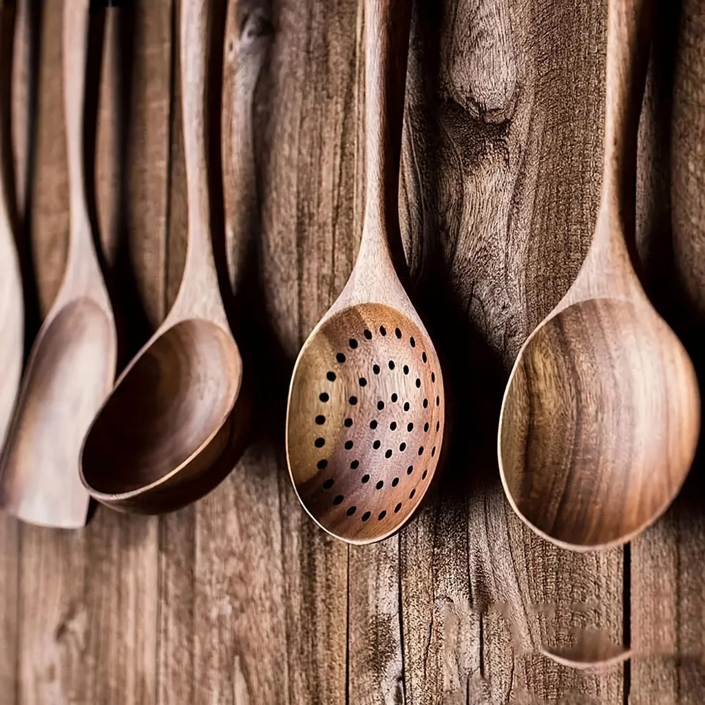 Mosrugs | NordicWood Kitchen Utensil Set – Sustainable & Stylish Cooking Essentials for Every Kitchen