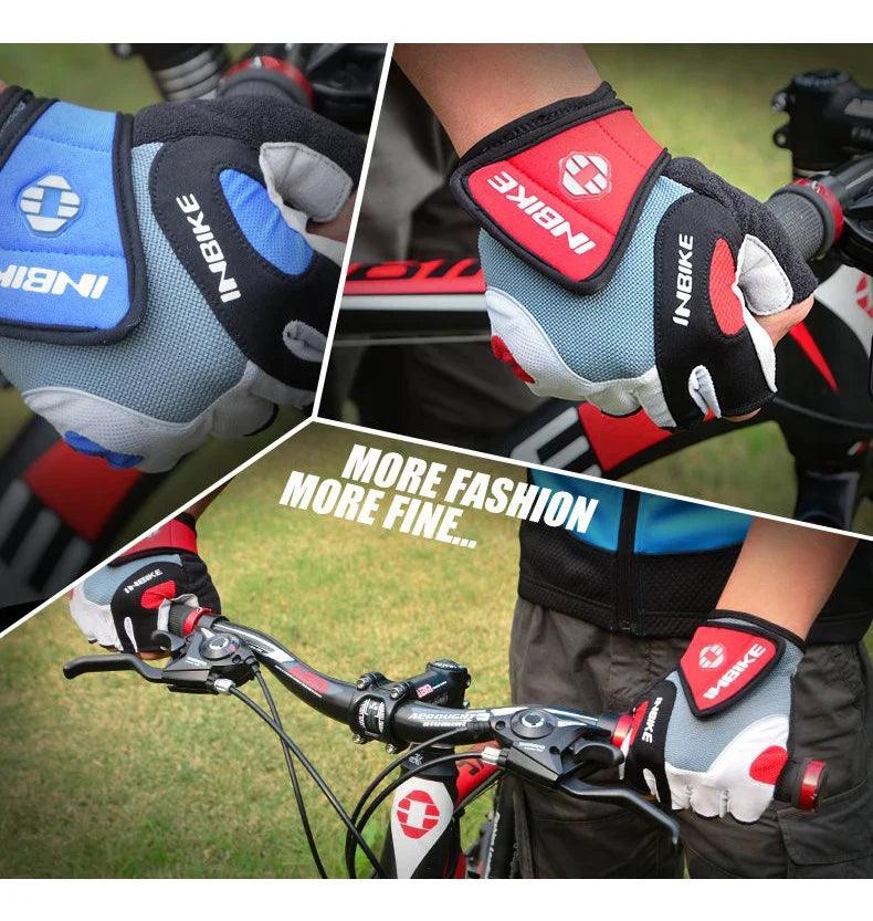 Mosrugs | 3D Gel Padded Cycling Gloves – Shock-Absorbing Breathable Bike Gloves for Men & Women