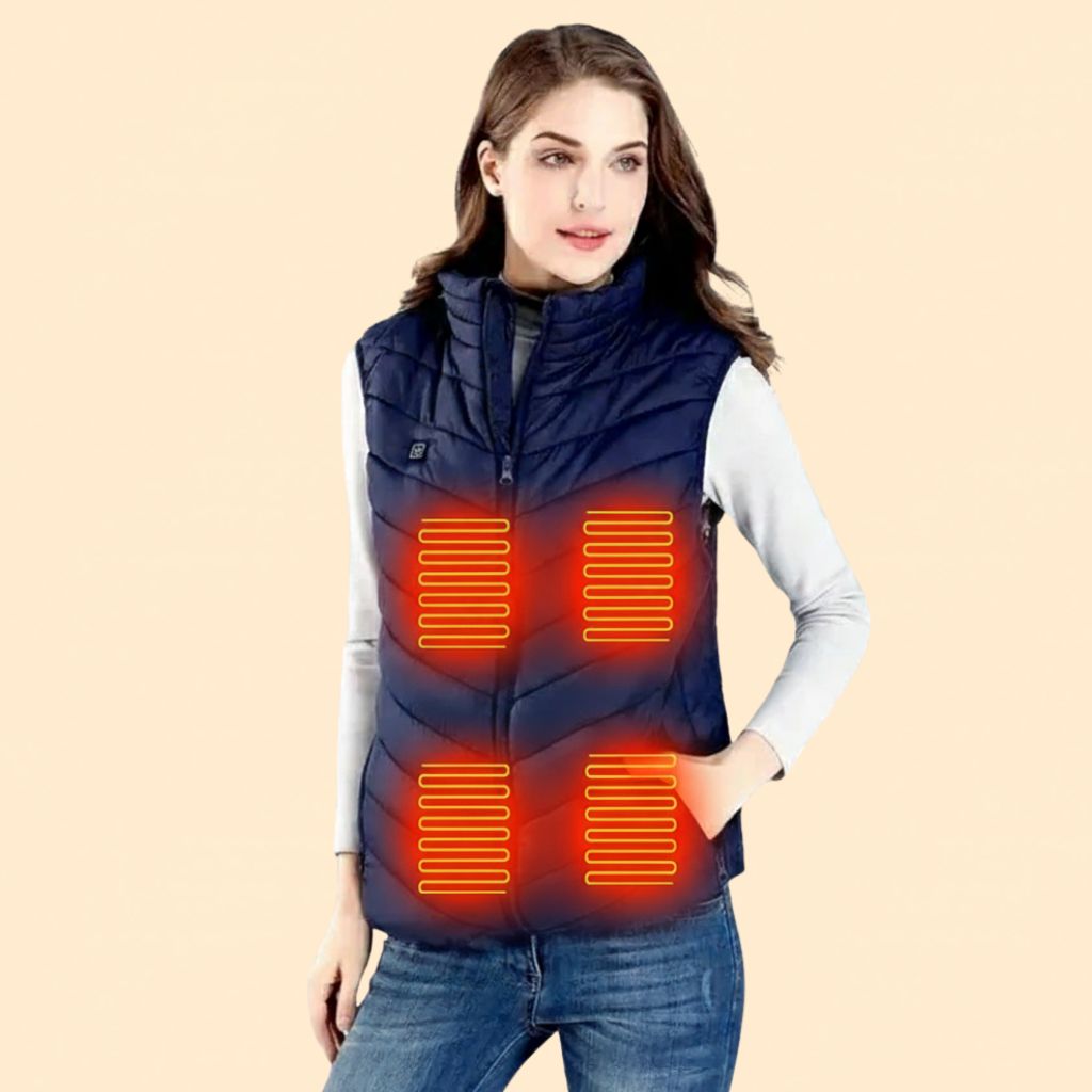 Mosrugs | Thermo Heated Gilet | Insulated, Design for Hiking, Travel & Everyday Wear | Womens and Mens Heated Gilet