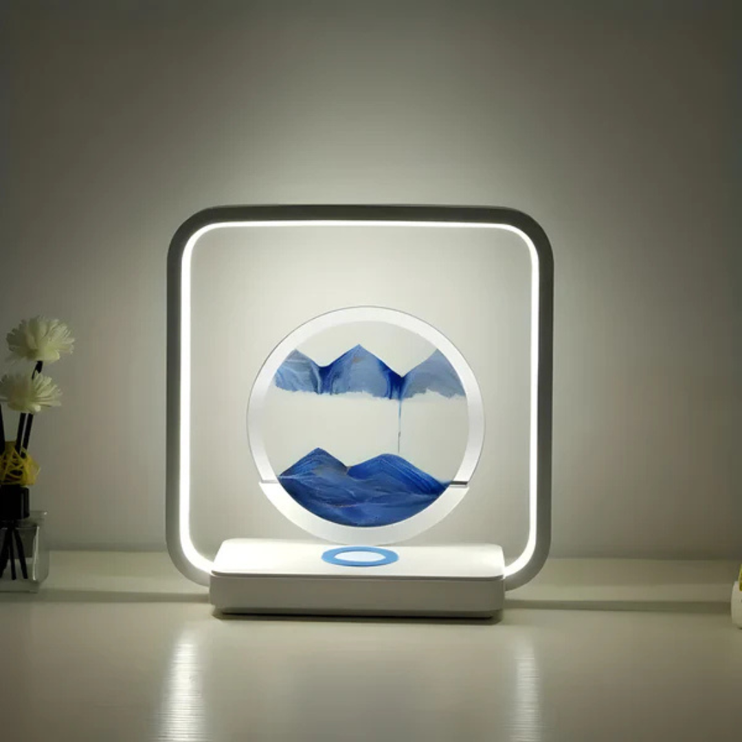 Mosrugs | SandAura | 3D LED Night Lamp with Flowing Sand Art