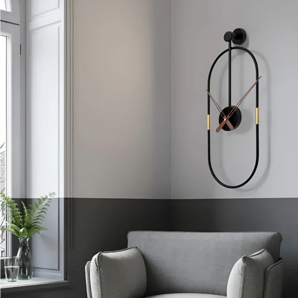 Mosrugs | Artic | Minimalist Large Wall Clock – Modern Decorative Timepiece