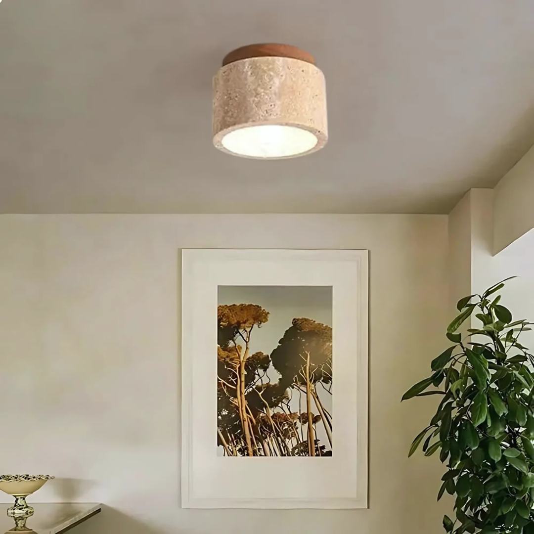 Mosrugs | Radia – Japanese Ceiling Light | Minimalist Home Lighting with Warm Glow