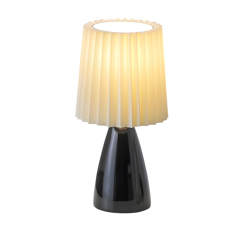 Mosrugs | Dimmable Desk Lamp | Glass Base with USB Port for Adjustable Lighting in Home Office or Study | Pink Shade Lamp