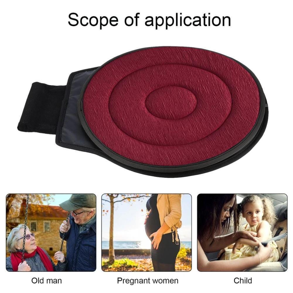 Mosrugs | TurnEase 360° Rotating Seat Cushion – Comfortable Swivel Cushion for Car, Office & Home